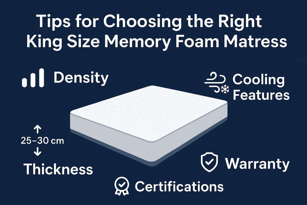 king size mattress memory foam