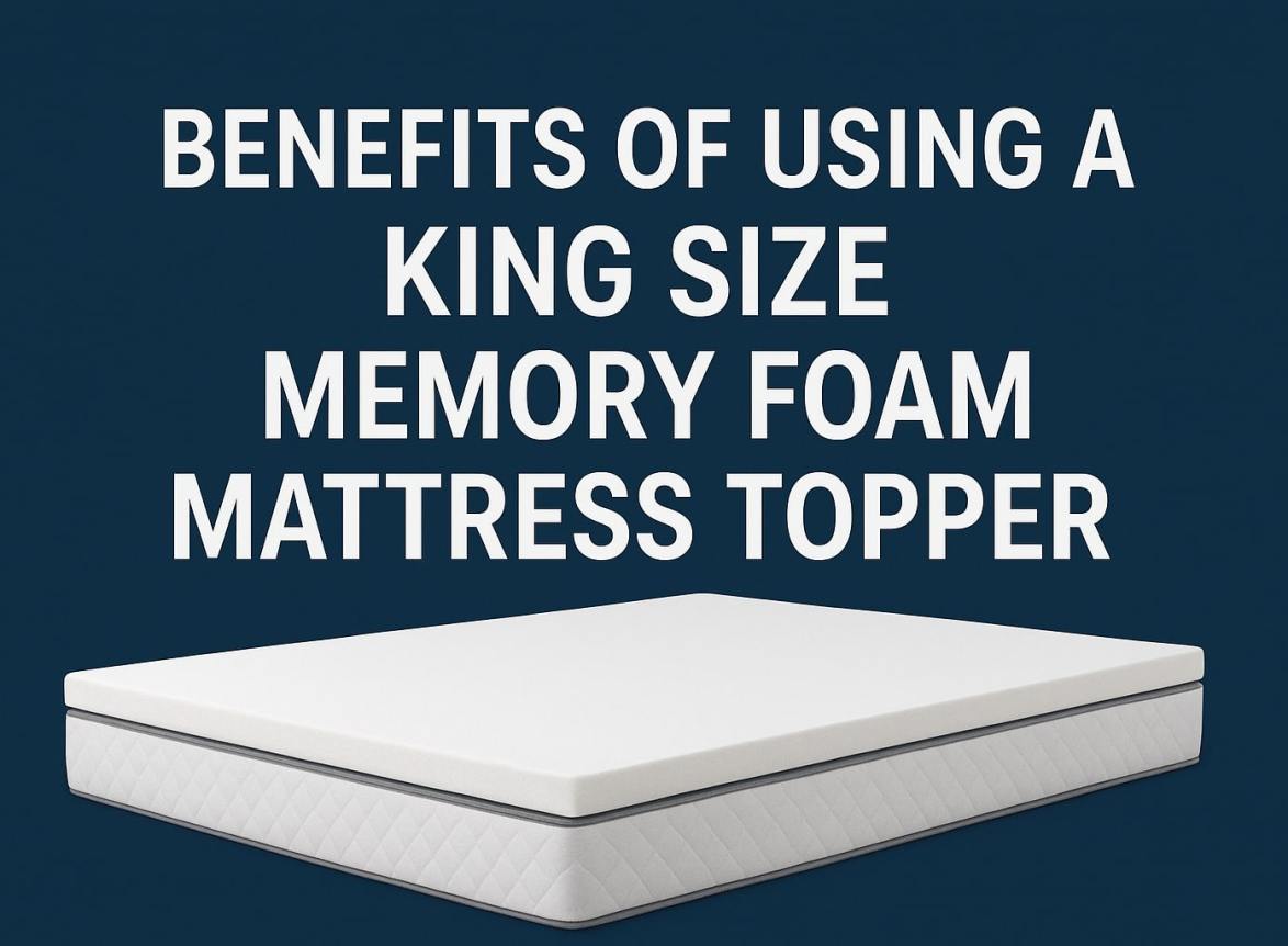 memory foam mattress topper king size
