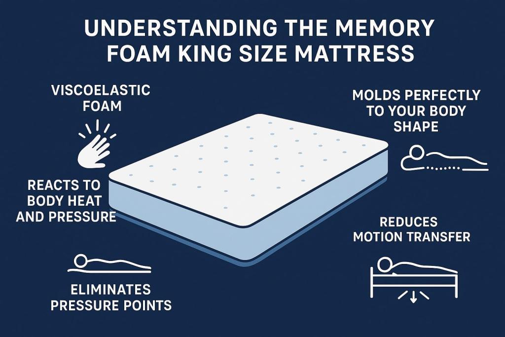 memory foam king size mattress