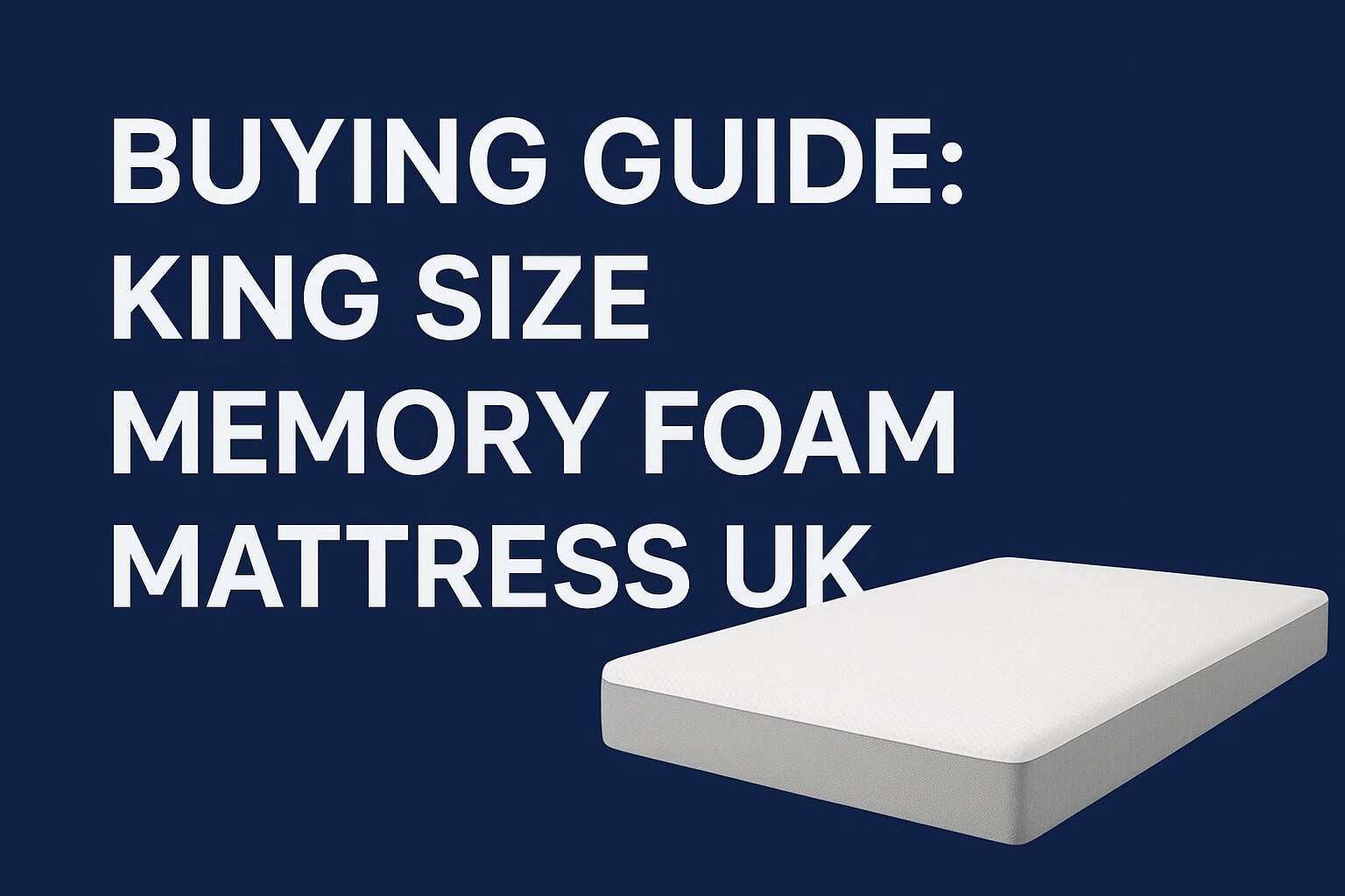memory foam king size mattress