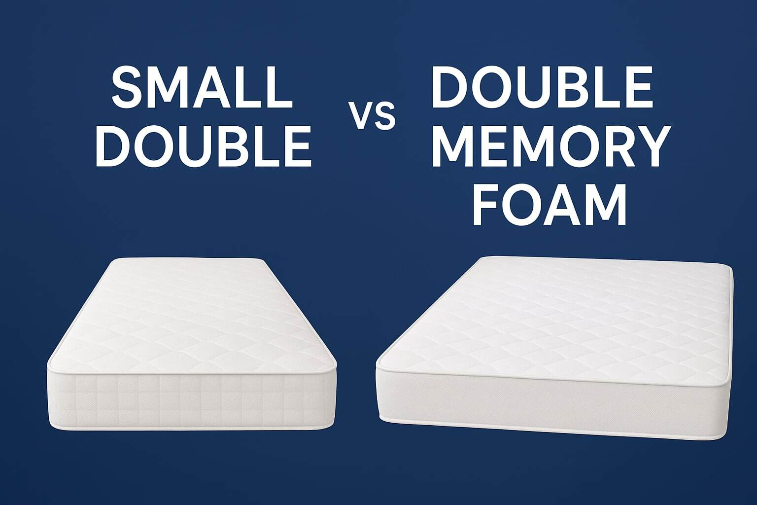 small double mattress memory foam
