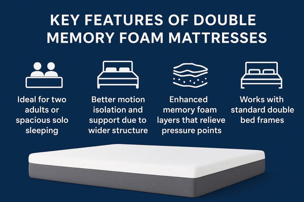 small double mattress memory foam