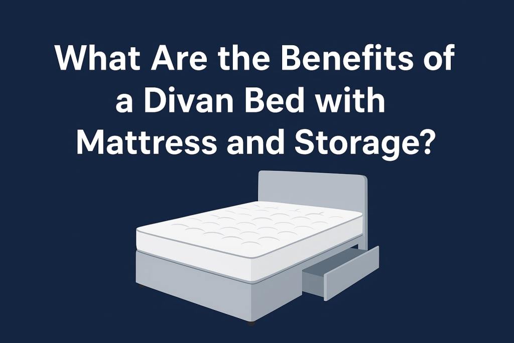 divan bed with mattress and storage