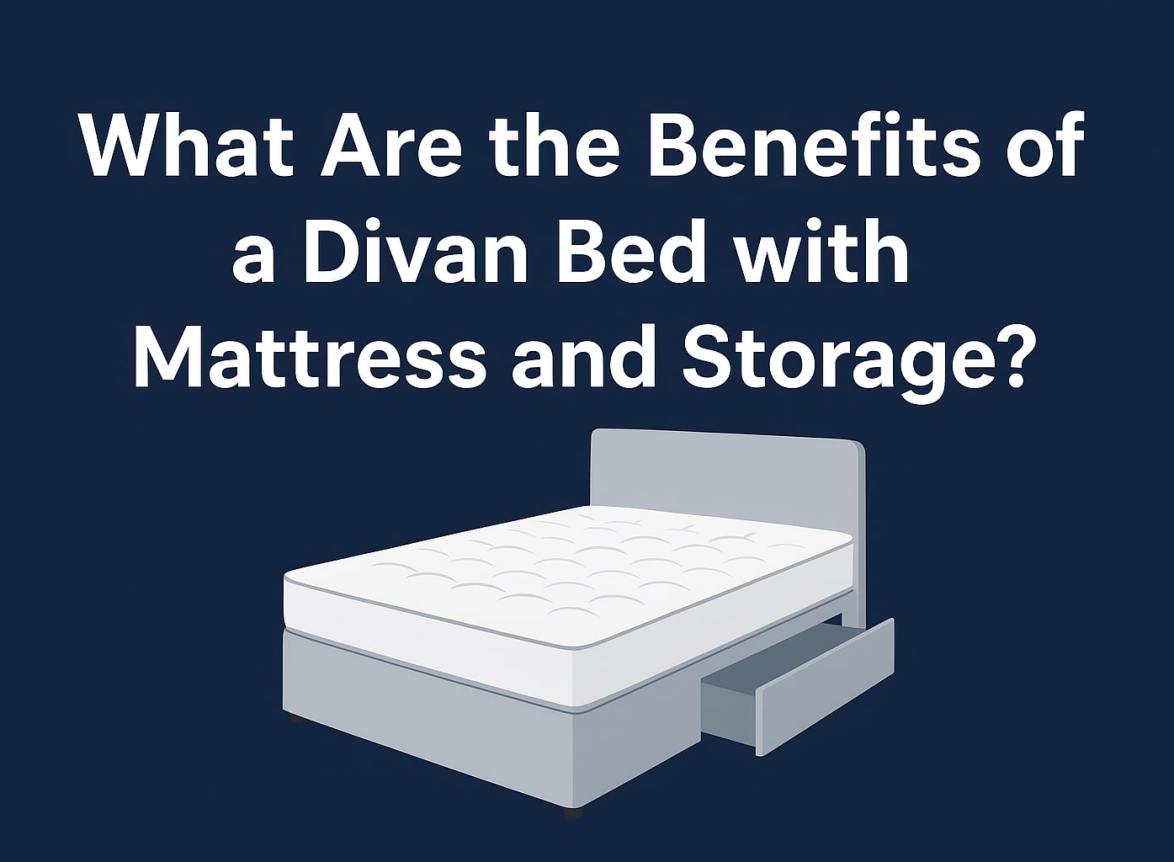 divan bed with mattress and storage