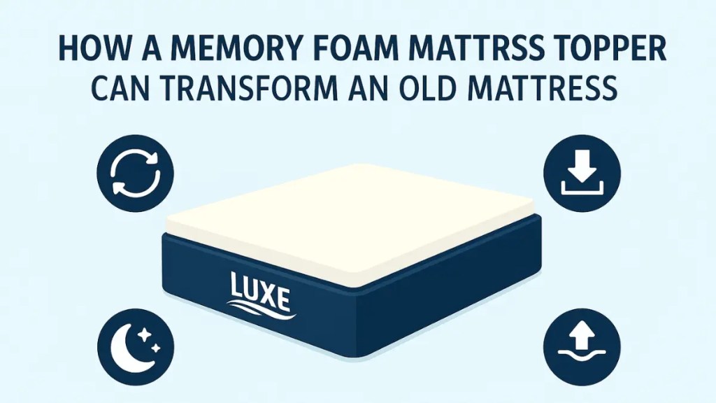 How a Memory Foam Mattress Topper Can Transform an Old Mattress
