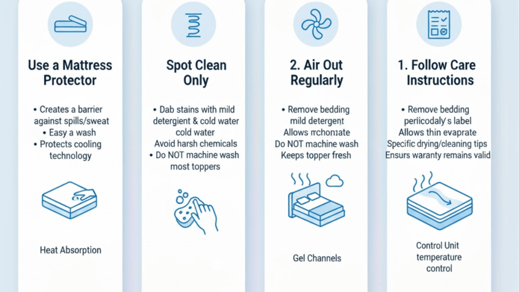 How to Maintain Your Cooling Topper