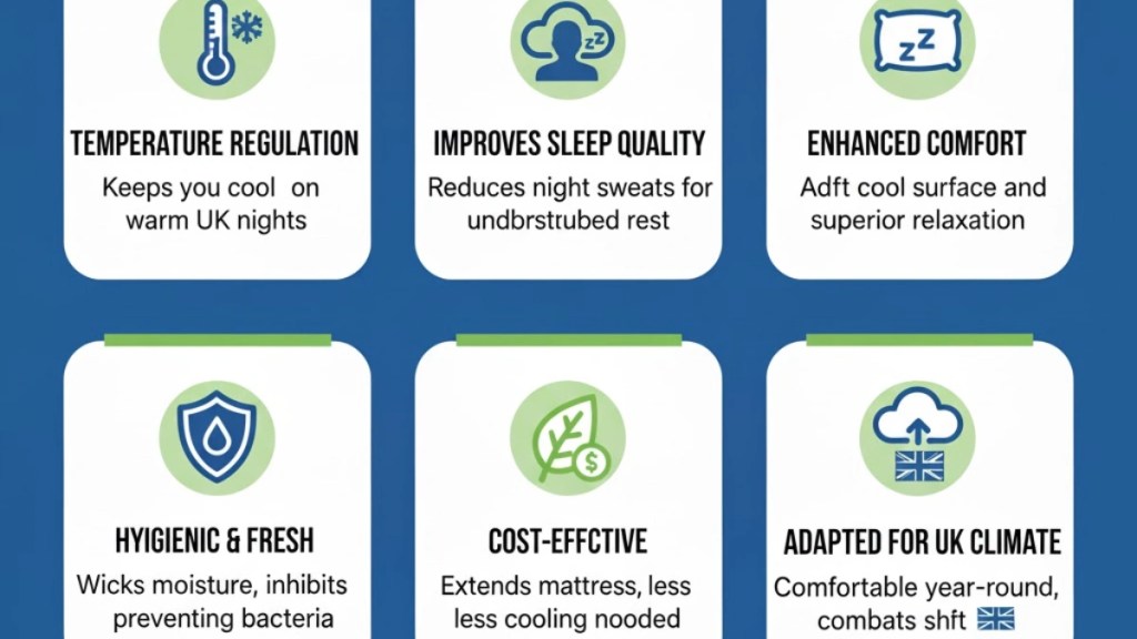 Key Benefits of a Cooling Mattress Topper UK