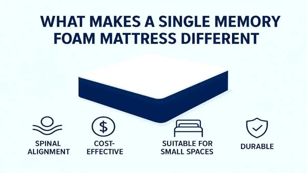 What Makes a Single Memory Foam Mattress Different