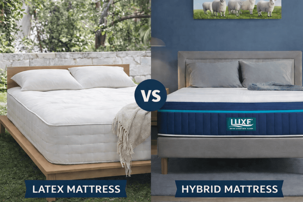 latex vs hybrid mattress
