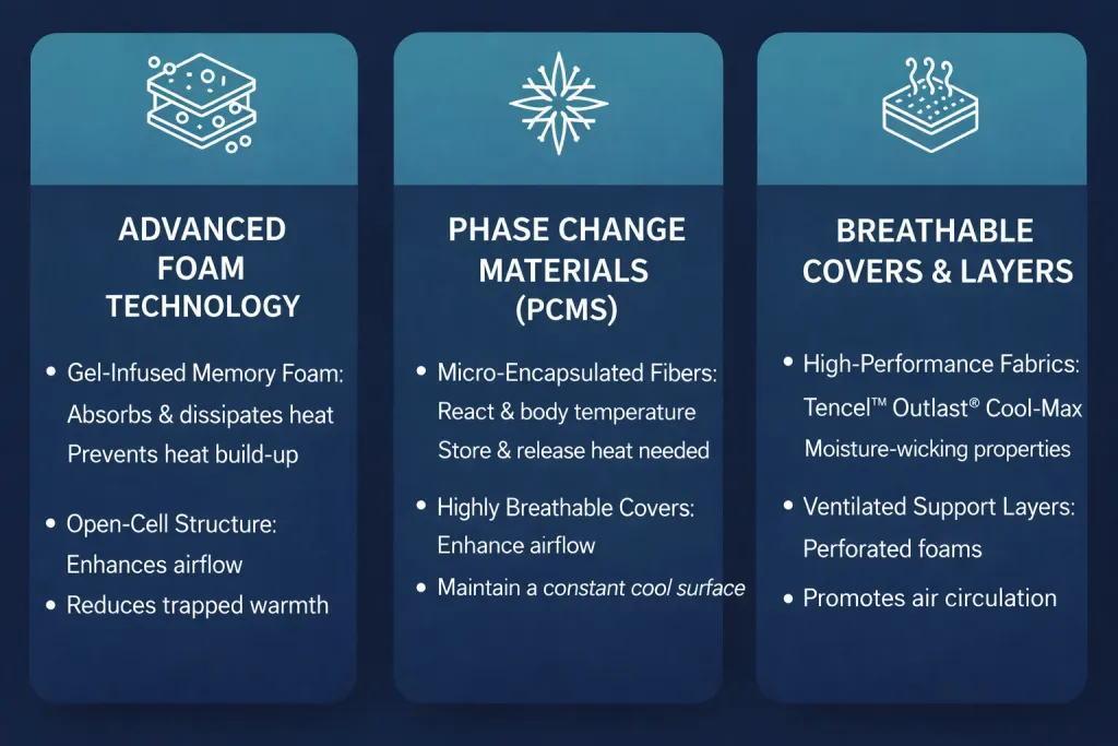 what are the best features of cooling mattress