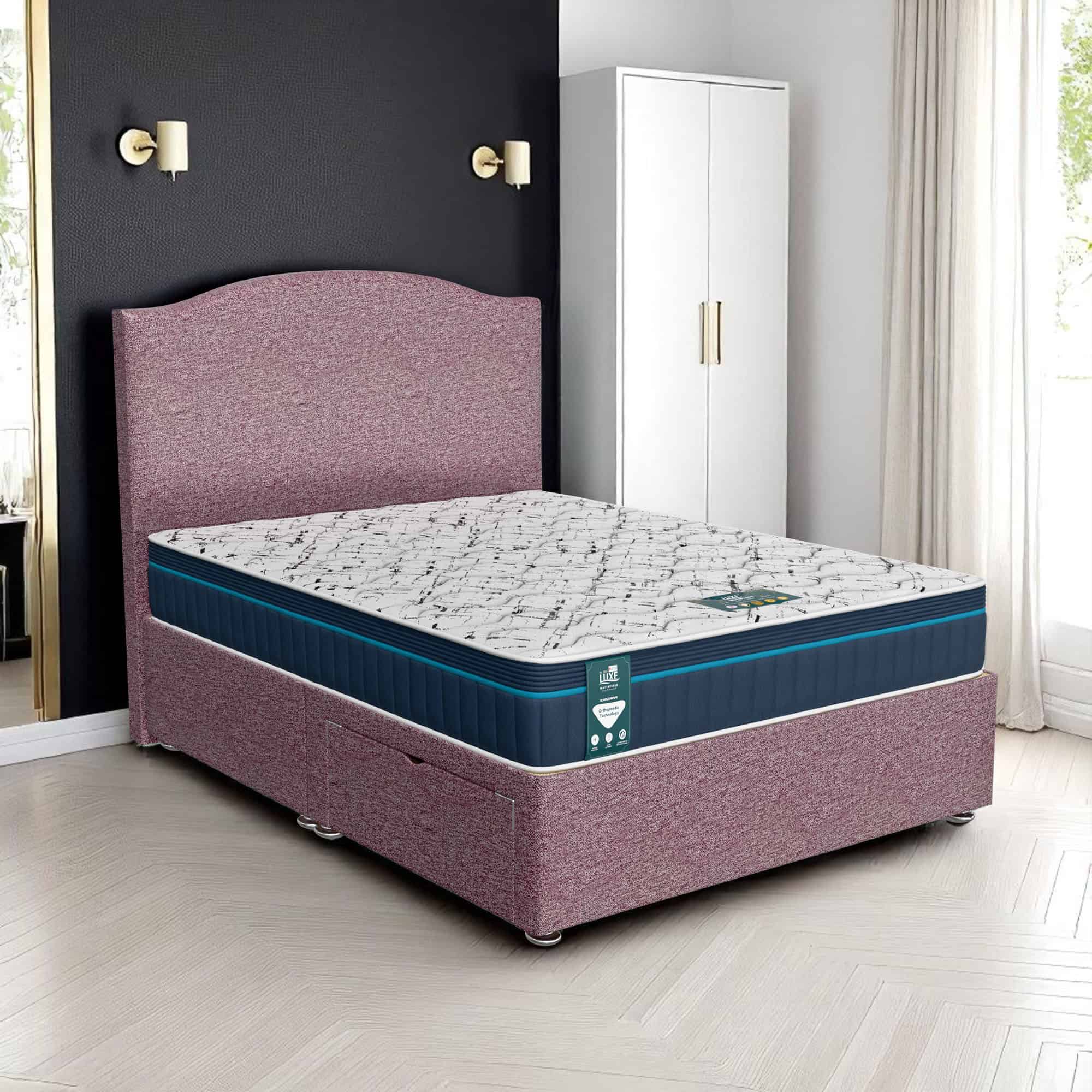 Wool Loafer Divan - Lilac Wool, Double 135 x 190 cm