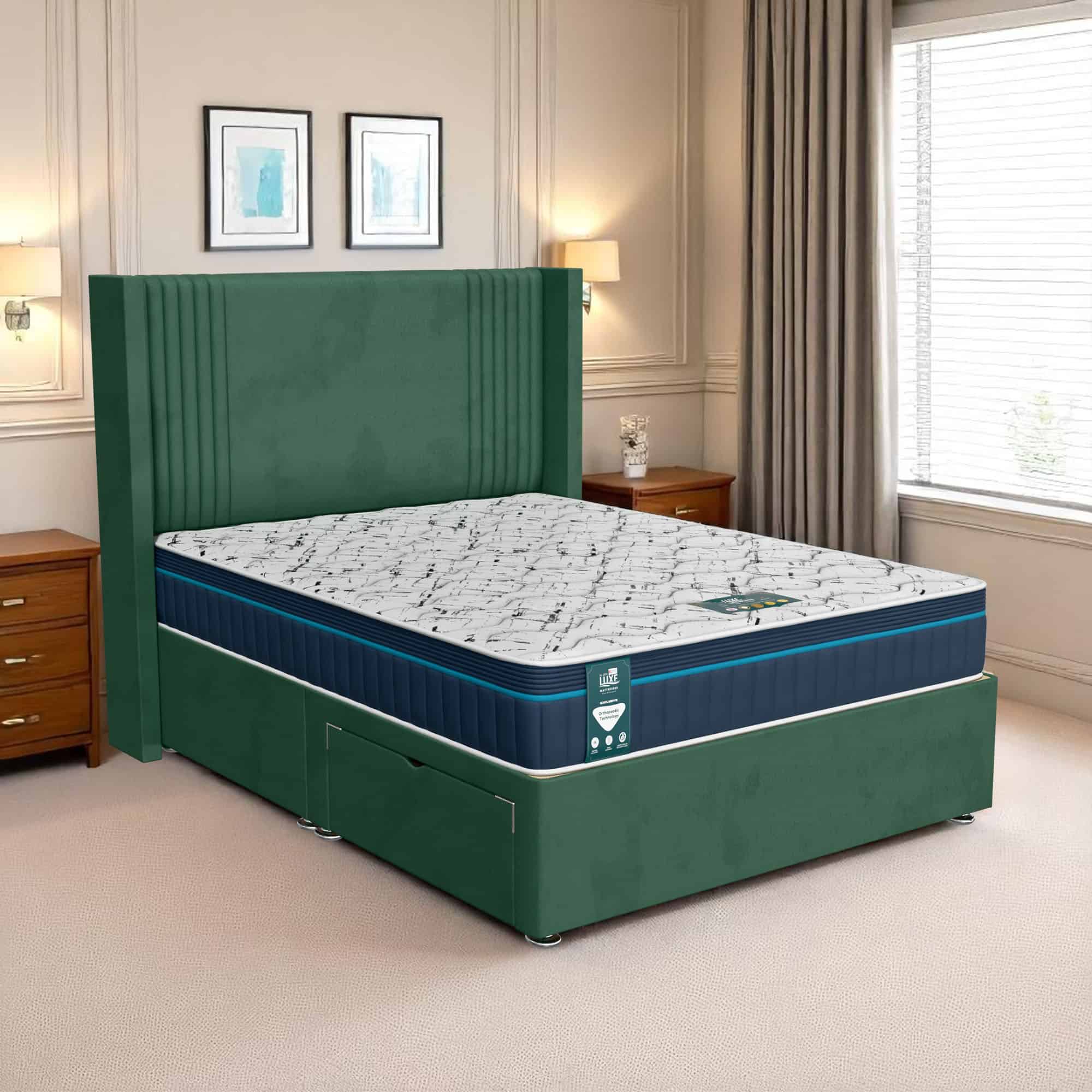 Milan Royal Divan - Milan Duck Egg, Double 135 x 190 cm