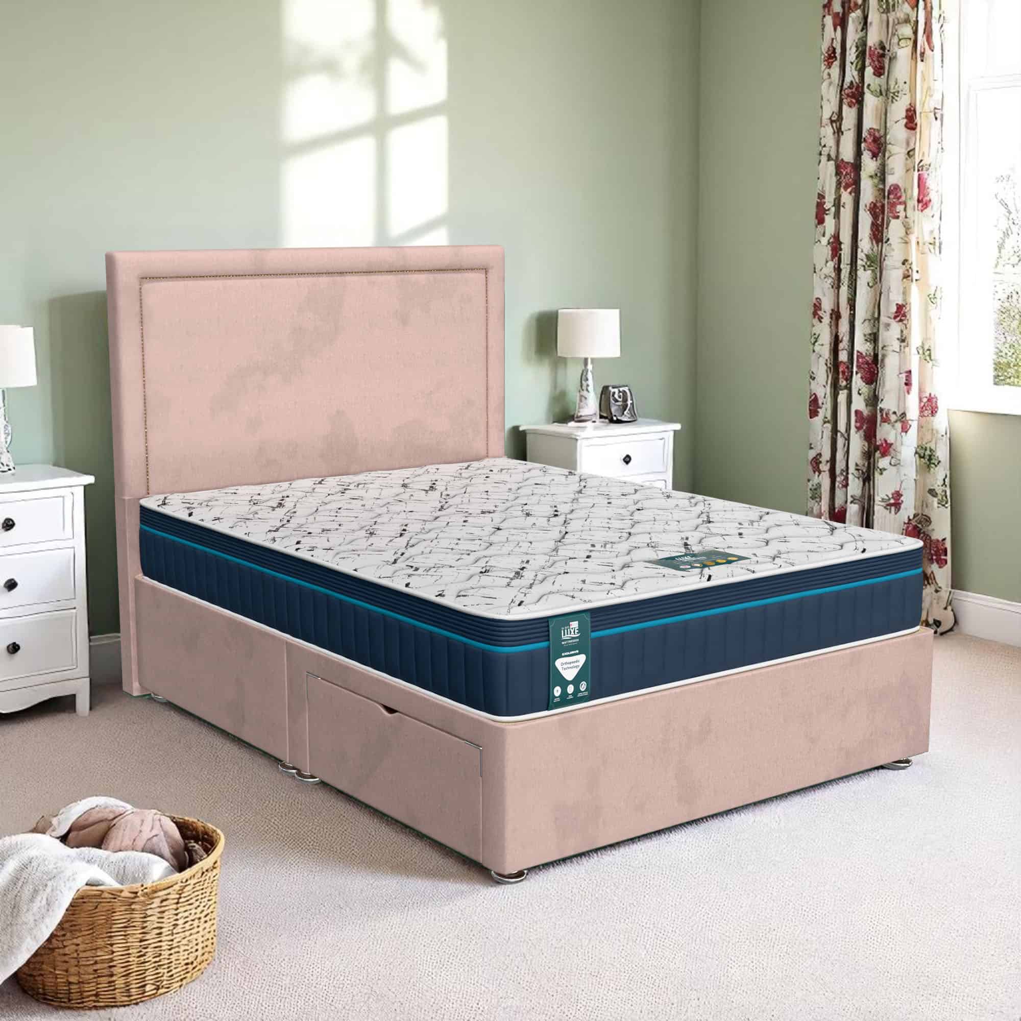 Milan Charlie Senden Divan-Light - Milan Pink, Single 90 x 190 cm