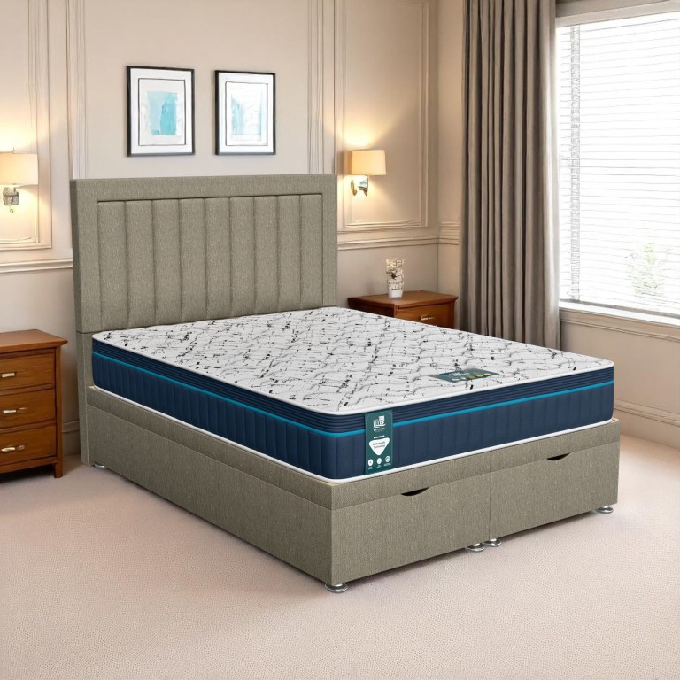 Barley Linen Piano Ottoman