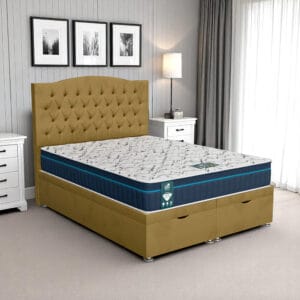 Milan Tufted Ottoman-Dark