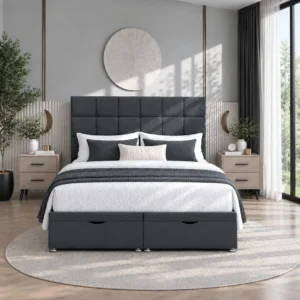 Venice Cubic Ottoman-Dark